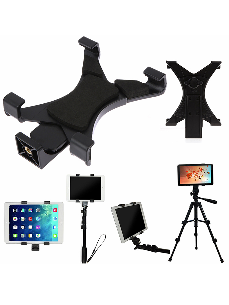 Universal Tripod Mount Holder Bracket 1/4in Thread Adapter for 7-10.1 iPad, 501 Original
Universal Tripod Mount Holder Bracket 1/4in Thread Adapter for 7-10.1 iPad, 501 Original
