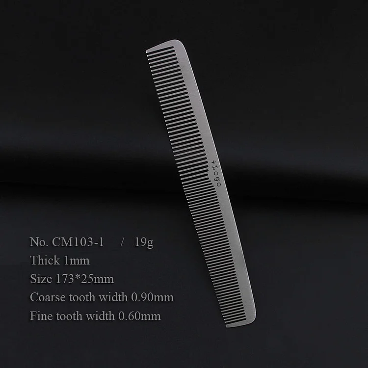 cm103-metal comb ,Hair Combs Metallic comb.Stainless Steel  Cutting Comb Rat Tail Comb,barber comb