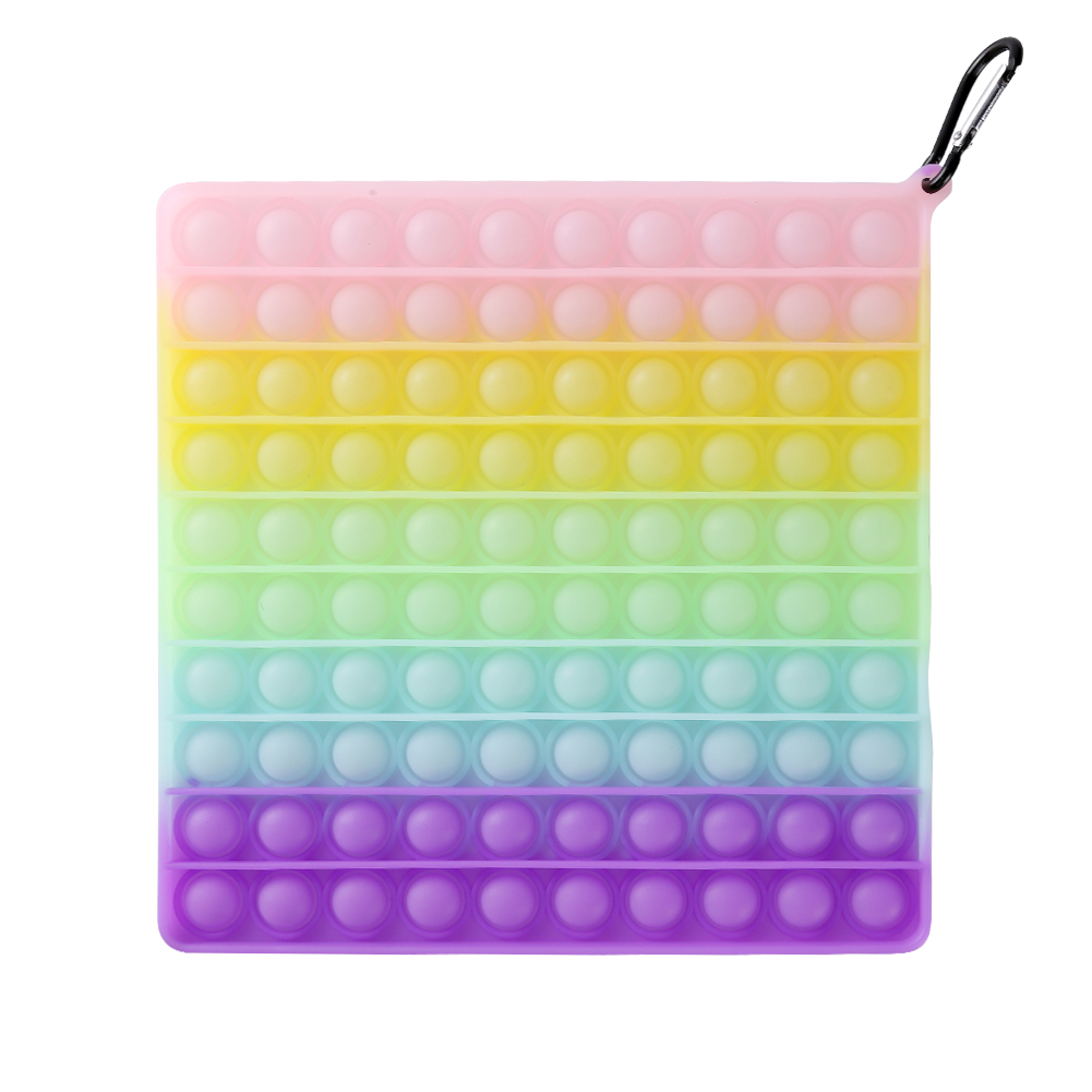 Large Square Push Bubble Rainbow Sensory Toy Autism Needs Stress Reliever, 501 Original
Large Square Push Bubble Rainbow Sensory Toy Autism Needs Stress Reliever, 501 Original