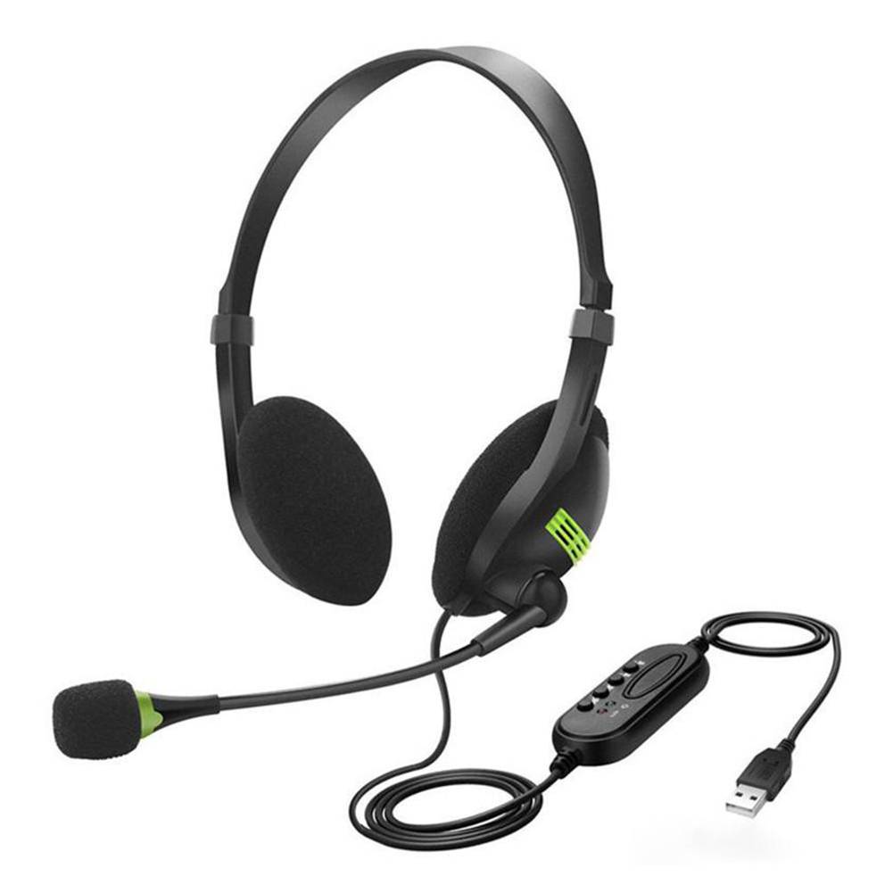 USB Wired Headset Call Center Office PC Computer Headphones with Microphone, 501 Original
USB Wired Headset Call Center Office PC Computer Headphones with Microphone, 501 Original