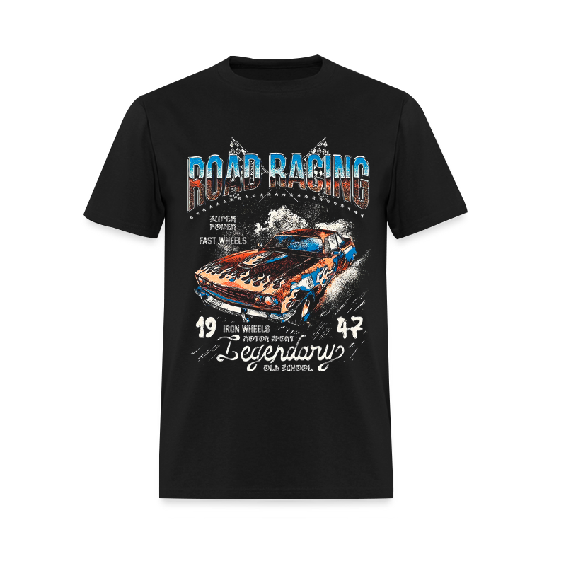 Road Racing Printed Men's T-shirt - Devcarry