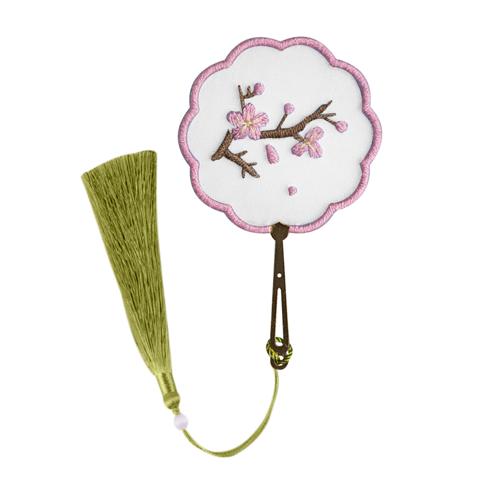 Pink Plum Blossom - Flower Shaped Bookmark Embroidery - Cross Stitch, 501 Original
Pink Plum Blossom - Flower Shaped Bookmark Embroidery - Cross Stitch, 501 Original