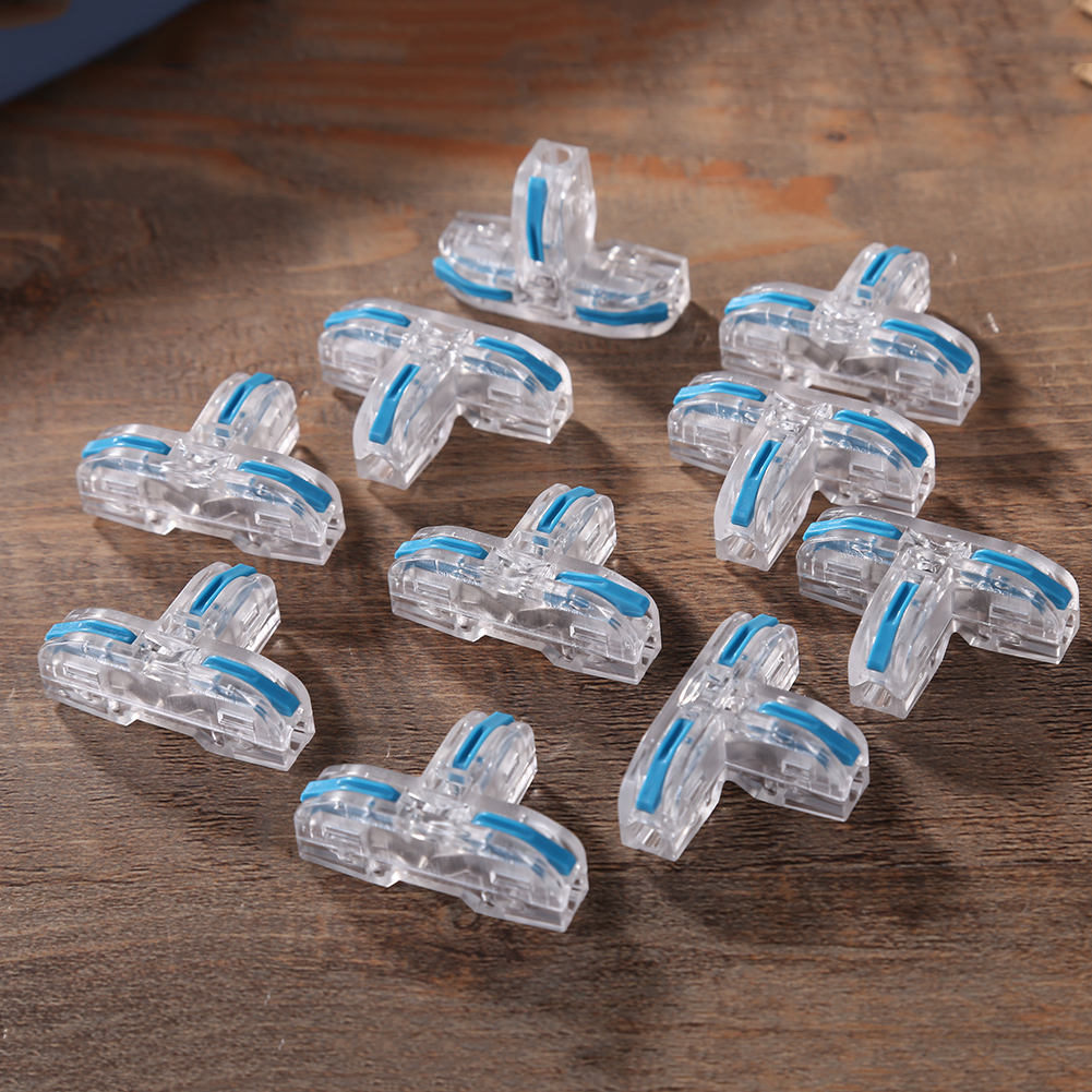 10pcs T-Type Wire Quick Connector Terminal Mini Fast Cable Connector Blocks, 501 Original
10pcs T-Type Wire Quick Connector Terminal Mini Fast Cable Connector Blocks, 501 Original
