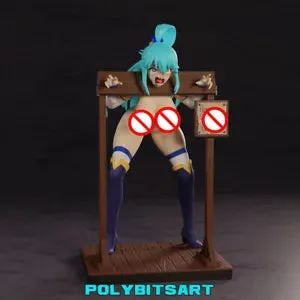 pornhint Pornhint 1/8 Resin Figure Model Kit Konosuba Aqua Pillory Miniature Unassembled Unpainted