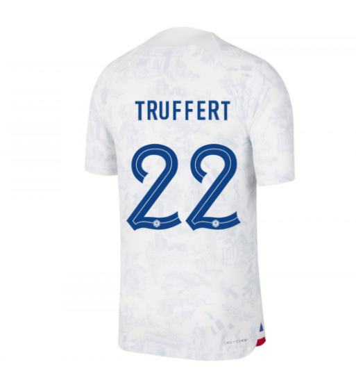 France Adrien Truffert 22 Away Shirt Kit World Cup 2022