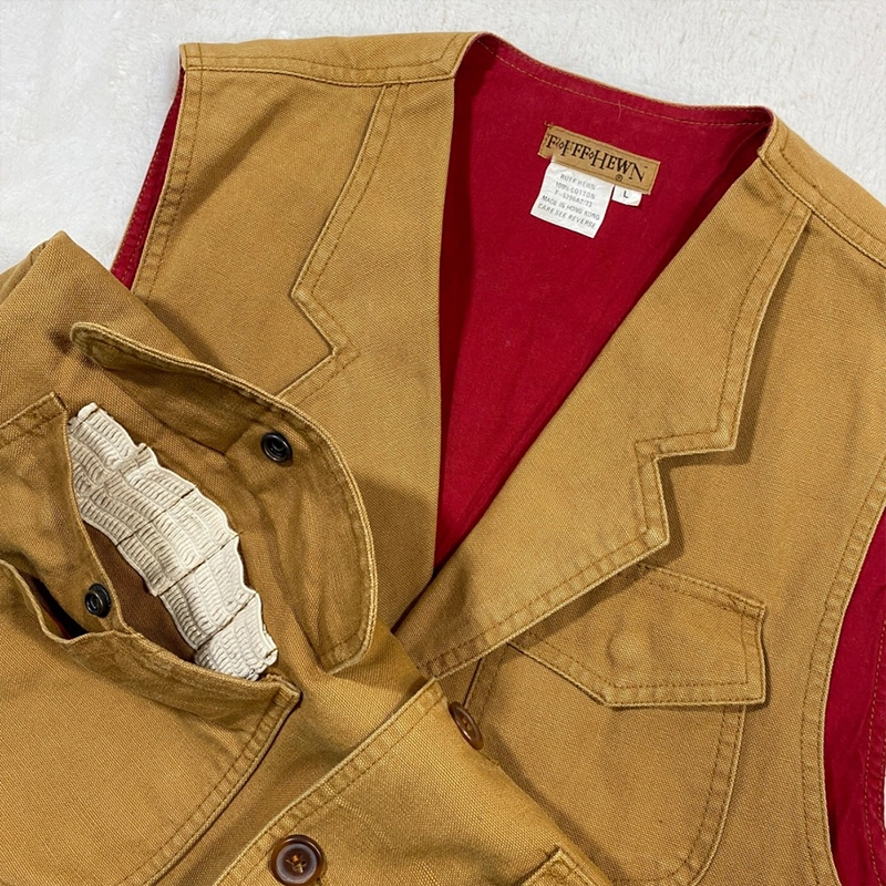 Men's Vintage Canvas Utility Vest