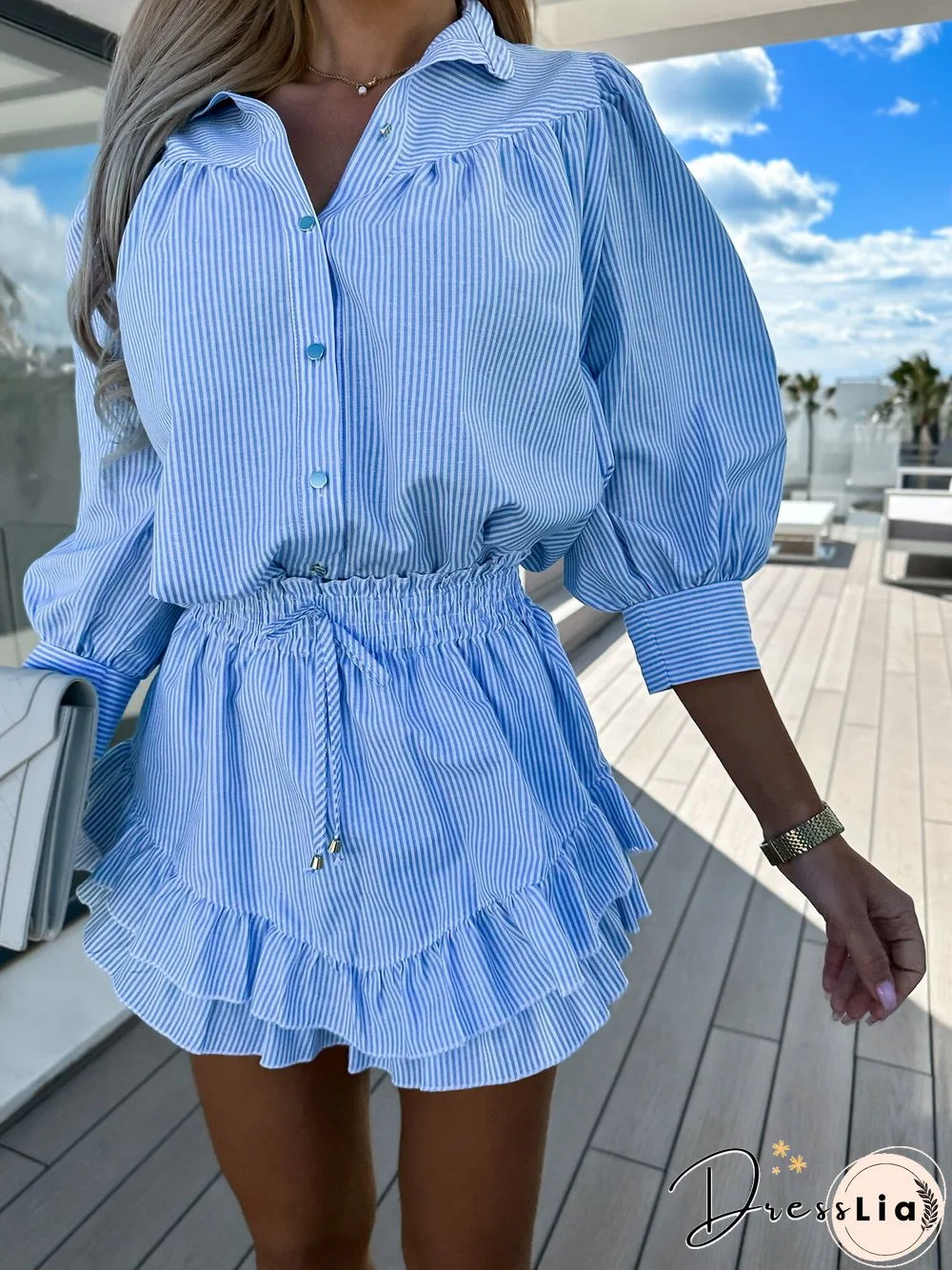 Za Belt Plaid Batwing Long Sleeve Women Dress Spring Summer Blue Ruffle Shirt Dress Short Holiday A-Line Mujer Vestido