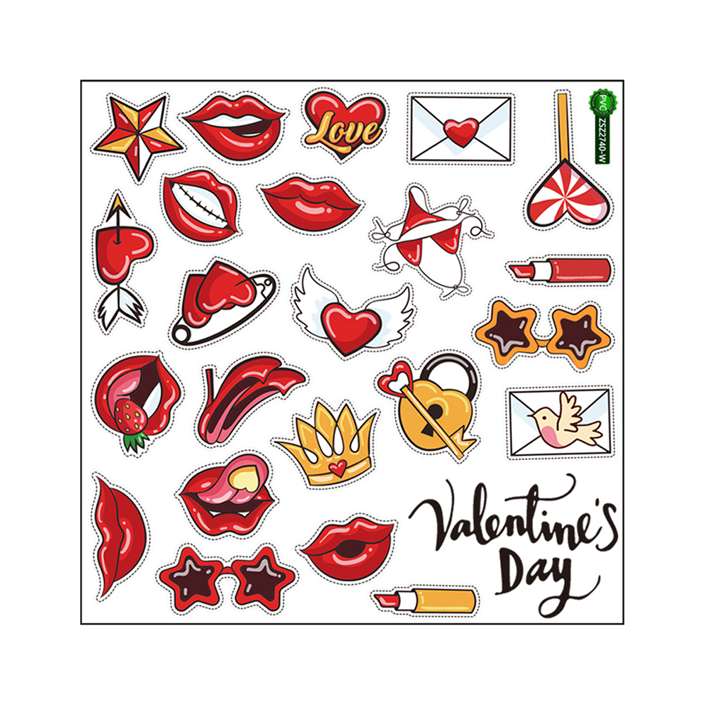 Love Lipstick Gift Wall Stickers Pvc Glass Window Door Valentine Day Decal, 501 Original
Love Lipstick Gift Wall Stickers Pvc Glass Window Door Valentine Day Decal, 501 Original
