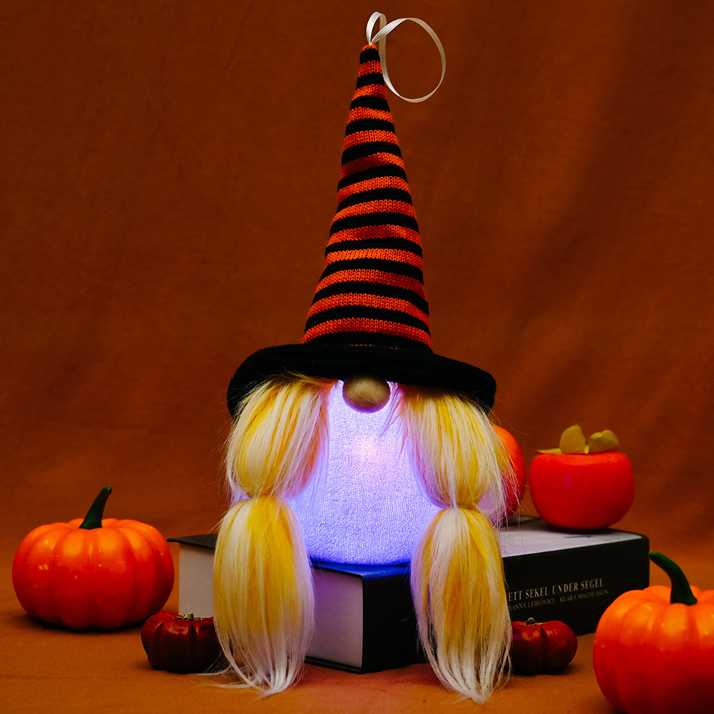 Braided Dwarf Gnome Plush Dolls Pendant with Lights Halloween Party Decor, 501 Original
Braided Dwarf Gnome Plush Dolls Pendant with Lights Halloween Party Decor, 501 Original