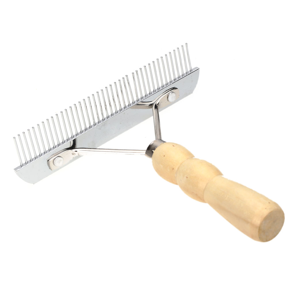 Dog Grooming Rake Cat Pet Comb Brush Tool Wooden Handle Hair Fur Comb, 501 Original
Dog Grooming Rake Cat Pet Comb Brush Tool Wooden Handle Hair Fur Comb, 501 Original