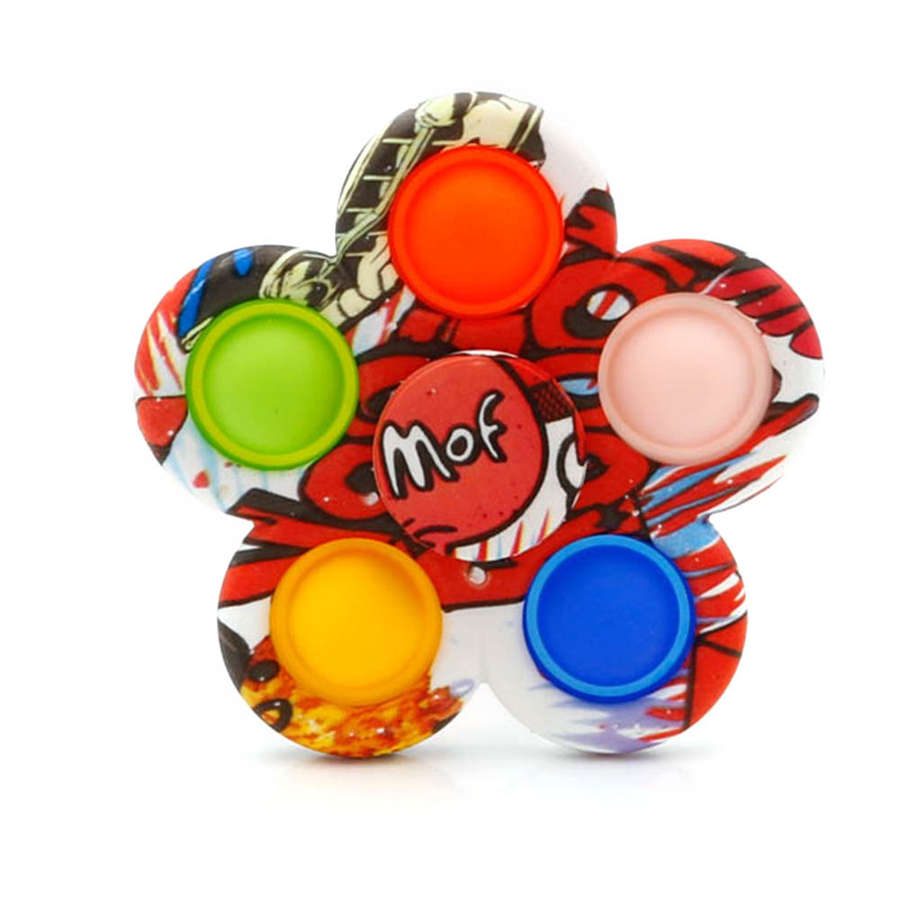 Silicone Push Bubble Graffiti Fingertip Spinner Autism Stress Reliever Toys, 501 Original
Silicone Push Bubble Graffiti Fingertip Spinner Autism Stress Reliever Toys, 501 Original