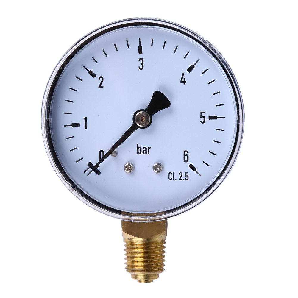 1/4 NPT Side Mount 2.3 Face 6 Bar Compressor Compressed Air Pressure Gauge, 501 Original
1/4 NPT Side Mount 2.3 Face 6 Bar Compressor Compressed Air Pressure Gauge, 501 Original