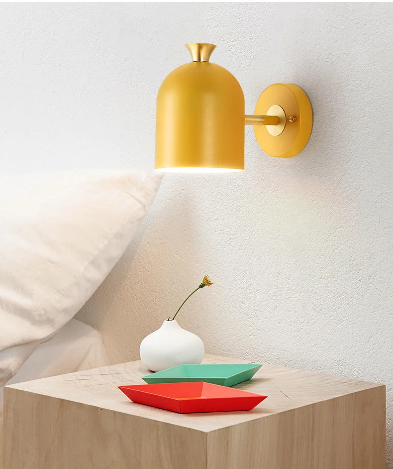 Bedroom Bedside Wall Lamp Mirror Front Lamp Aisle Table Lamp Children's Room Theme Hotel Postmodern Color Wall Lamp