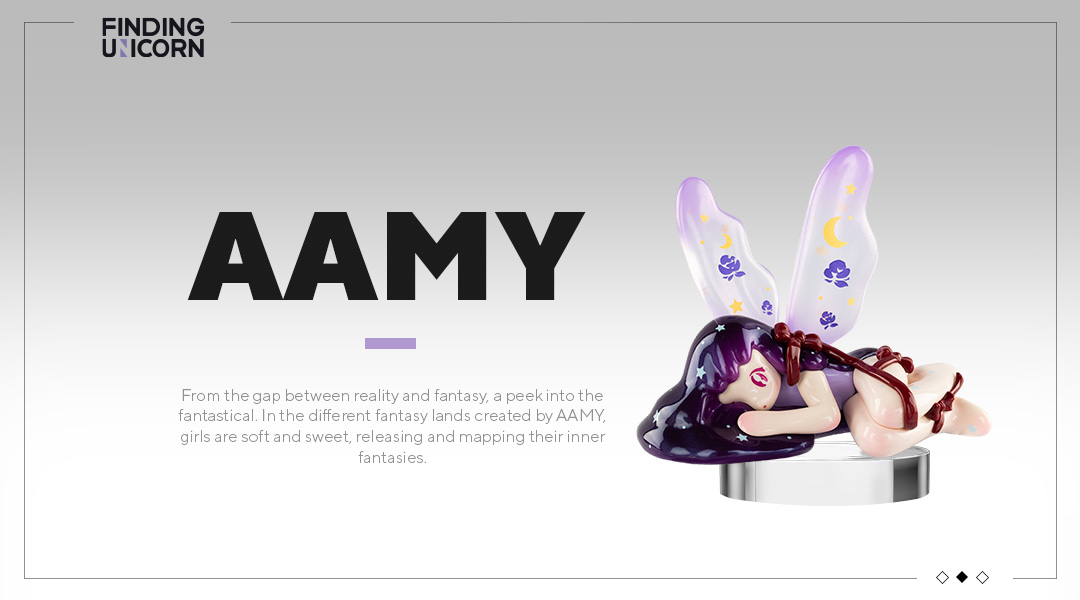 AAMY FINDING UNICORN フィギュア 2点セット【バラ売り不可】 Melt with You」｜AAMY × FINDING UNICORN 第2弾の販売が開始
