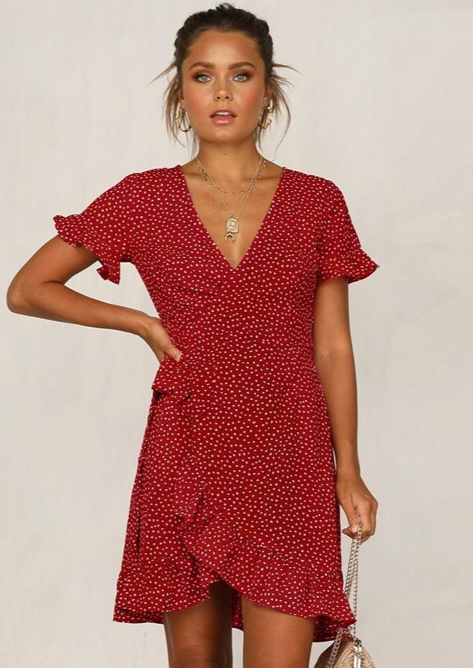 knee length dresses for ladies August Mini Dress main image 1