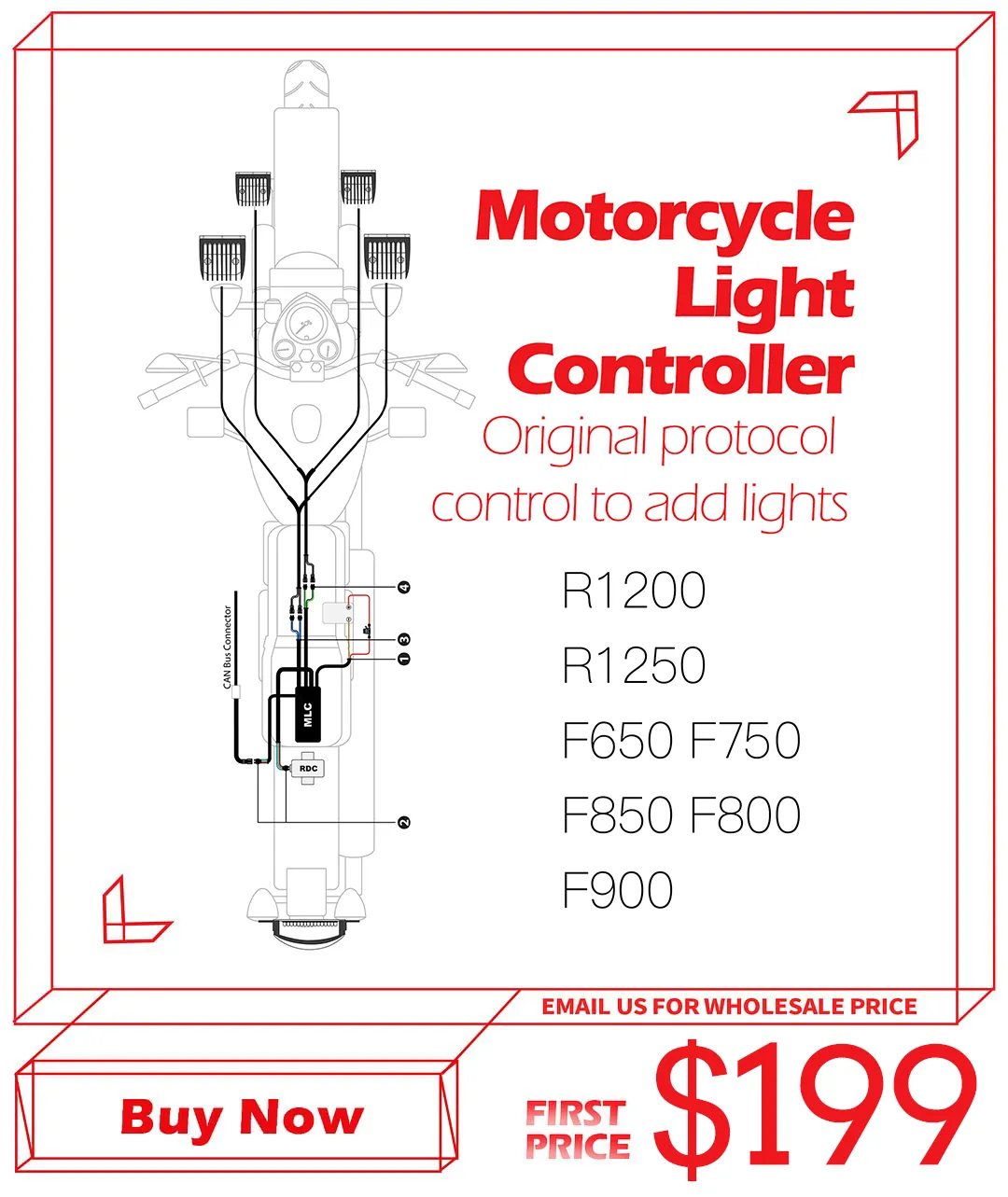 WOYO For BMW Motorcycle CAN BUS Controller Motorcycle Lamp Assembly CAN woyo-for-bmw-motorcycle-can-bus-controller-motorcycle-lamp-assembly-can