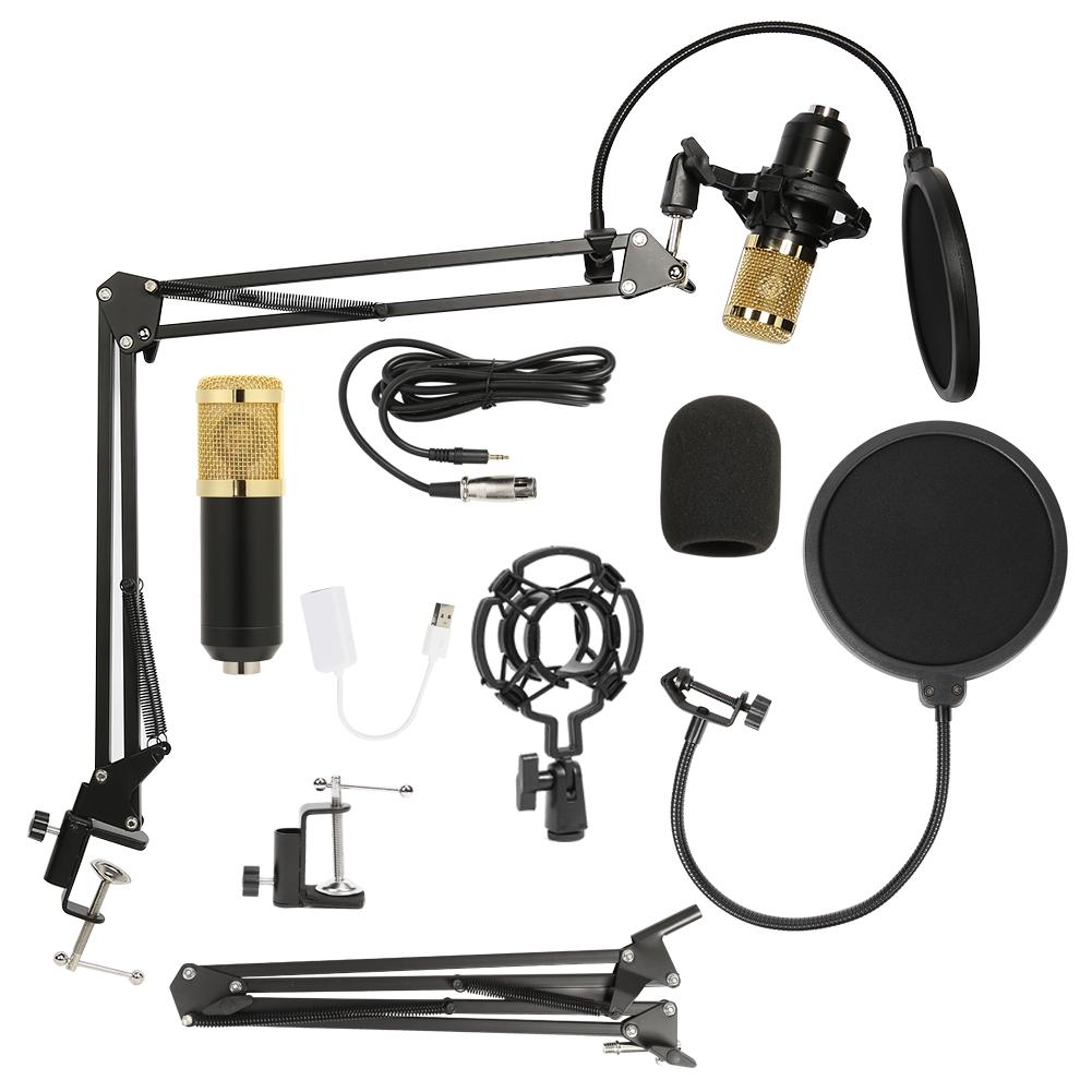 Condenser Audio Wired BM800 Studio Microphone Vocal Recording Mic (Black), 501 Original
Condenser Audio Wired BM800 Studio Microphone Vocal Recording Mic (Black), 501 Original