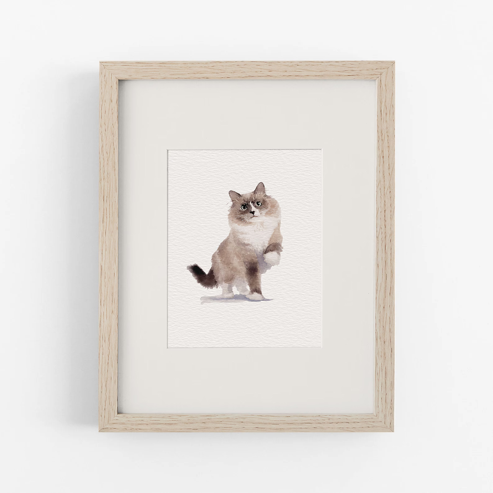 Custom Watercolor Cat Portrait- Pet Portrait from retailer Photo- Custom Pet Portrait- Cat Memorial- Custom Cat Painting