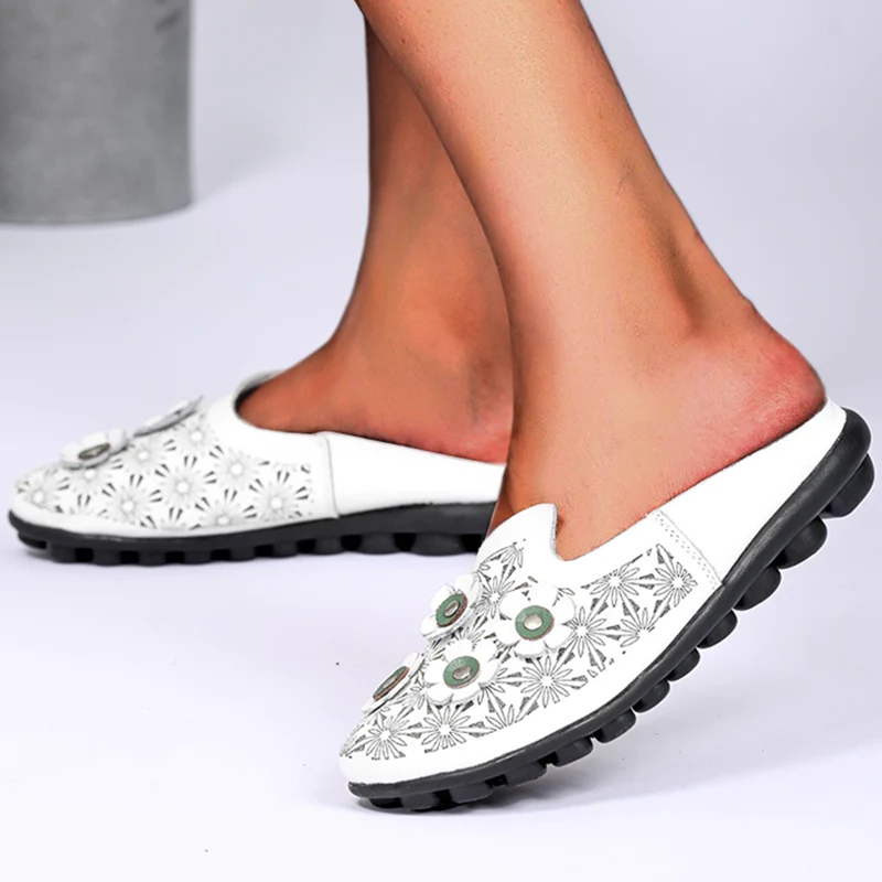  Low-Cut Hollow Flower Women's Single Shoes