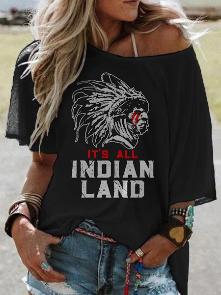 Native American All Indian Land T-Shirt