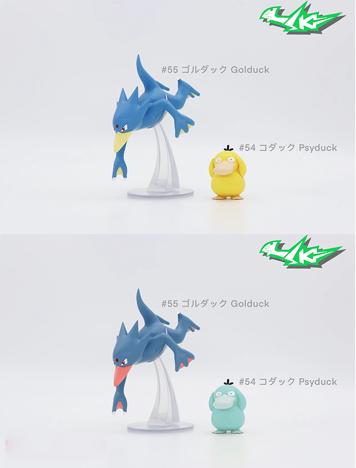 1 20 Scale World Zukan Psyduck Set Pokemon Statue SK Studios