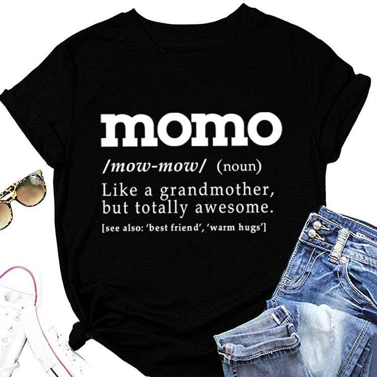 Momo Mow Mow Casual Fashion Short Sleeve socialshop