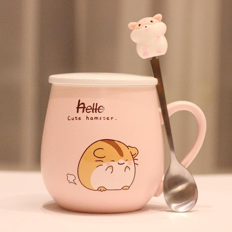 Super Cute Hamster Pattern Ceramic Mug SP15236