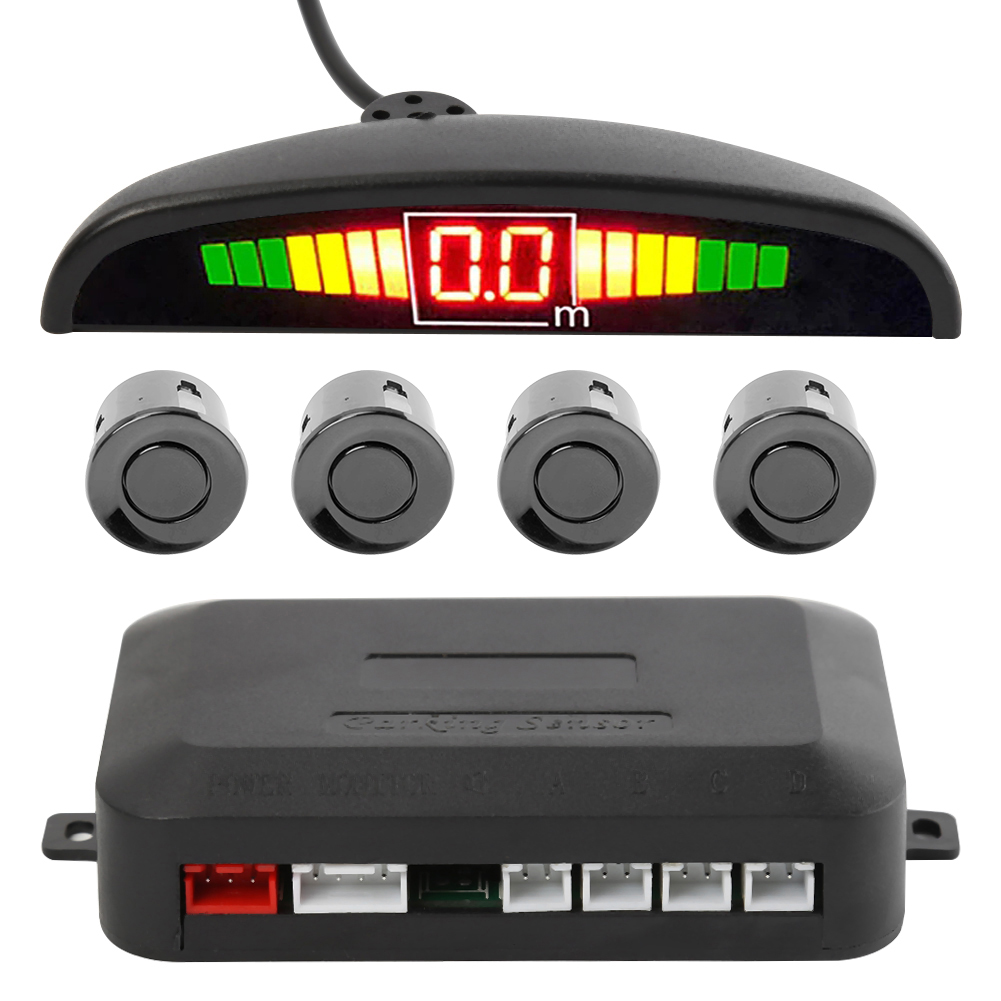 4 Sensors LED Display Car Parking Sensor Kit Radar Monitor System (Grey), 501 Original
4 Sensors LED Display Car Parking Sensor Kit Radar Monitor System (Grey), 501 Original