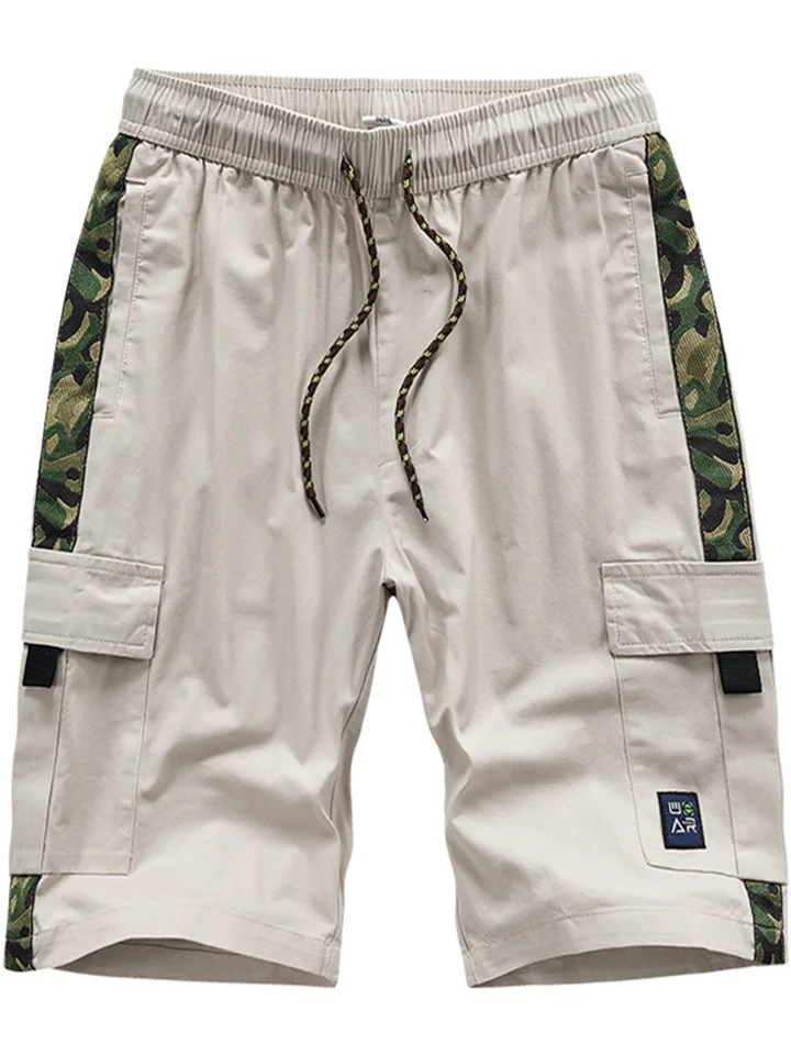 Men's Multi-pocket Work Shorts Summer Men's Cotton Loose Large Size Casual Pants in Pants Five Pants-JRSEE