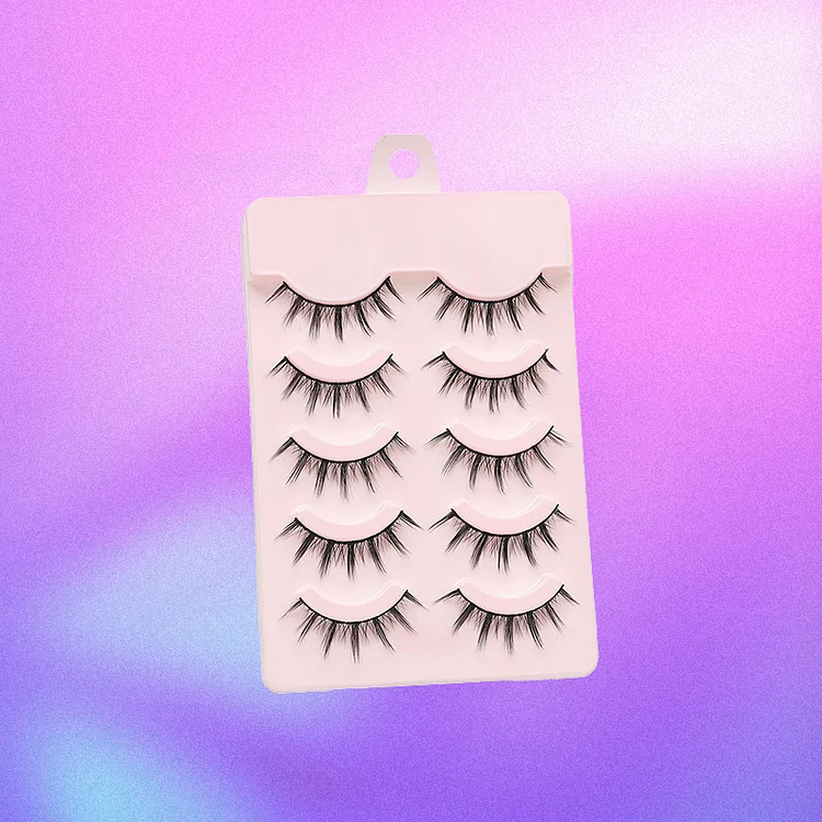 Effortless Natural Look 5 Pairs False Lashes Set