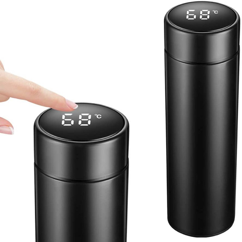Smart Stainless Steel Vacuum Water Bottle Temperature Display Coffee Cup, Black, 501 Original
Smart Stainless Steel Vacuum Water Bottle Temperature Display Coffee Cup, Black, 501 Original