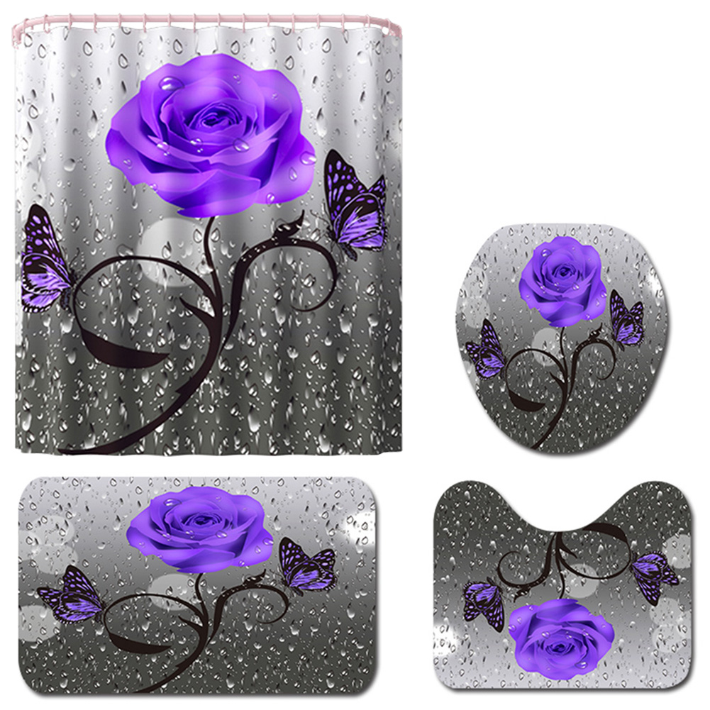 1 Set Toilet Supplies Set U-shaped Square Pad Seat Mat with Shower Curtain, 501 Original
1 Set Toilet Supplies Set U-shaped Square Pad Seat Mat with Shower Curtain, 501 Original