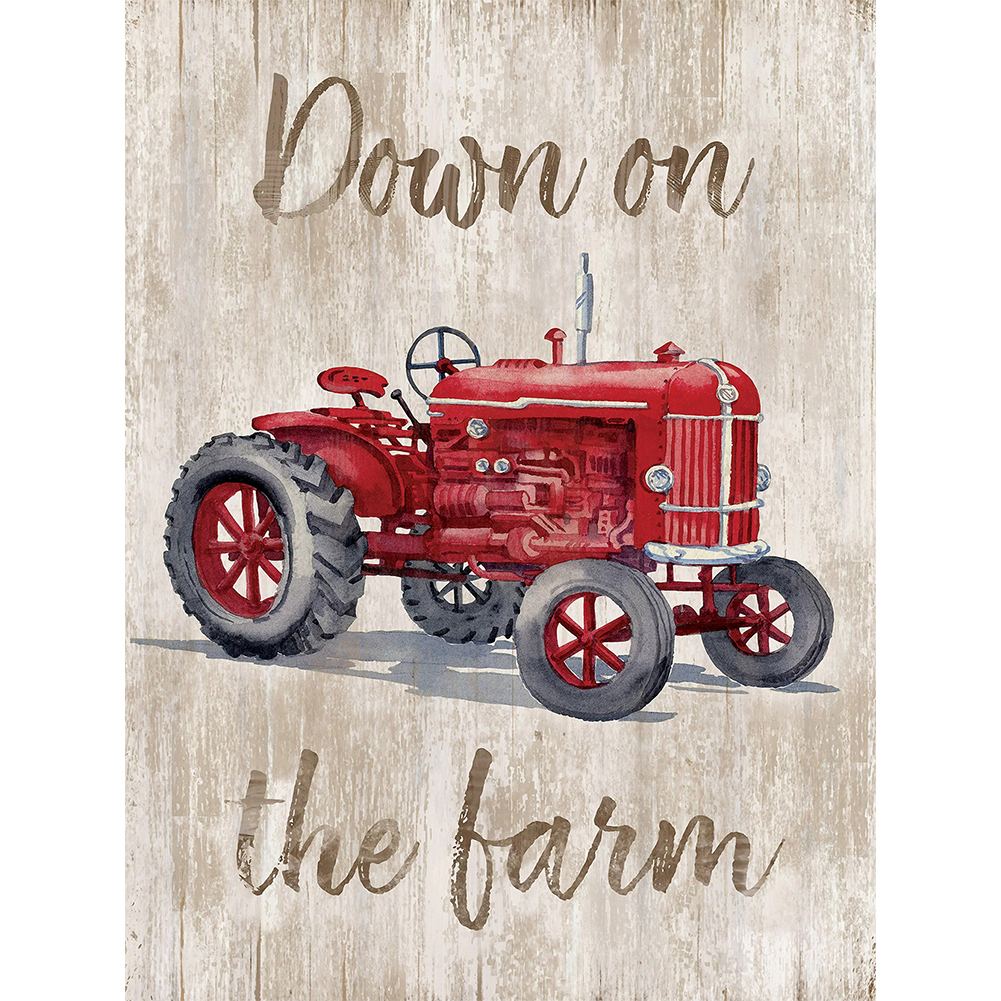 (Multi-Size) Red Tractor - Round/Square Drill Diamond Painting - 30*40CM, Square diamond, 501 Original
(Multi-Size) Red Tractor - Round/Square Drill Diamond Painting - 30*40CM, Square diamond, 501 Original