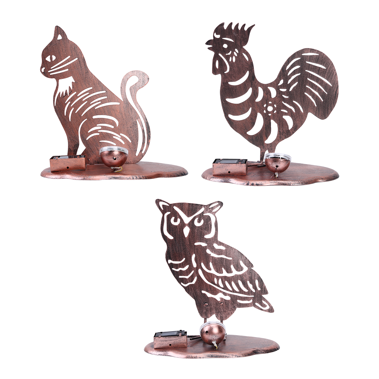 Metal Owl Figurine Solar Lights-Garden Table Waterproof Decorative Light, 501 Original
Metal Owl Figurine Solar Lights-Garden Table Waterproof Decorative Light, 501 Original