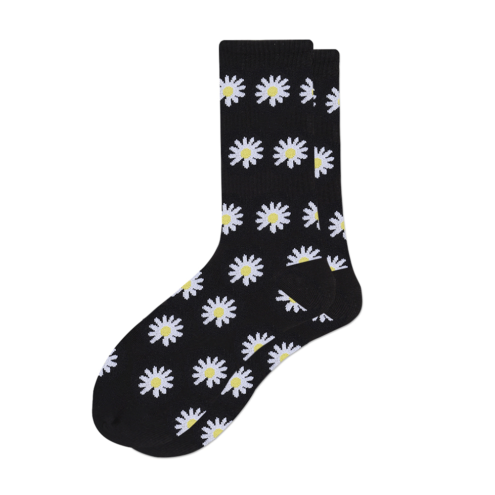 Korean Daisy Print Cotton Socks Women Men Hip Hop Elastic Mid-Calf Socks, 501 Original
Korean Daisy Print Cotton Socks Women Men Hip Hop Elastic Mid-Calf Socks, 501 Original