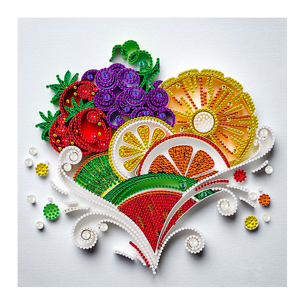 Quilling Paper Fruit Love - Special Shaped Diamond Painting - 30*30CM, 501 Original
Quilling Paper Fruit Love - Special Shaped Diamond Painting - 30*30CM, 501 Original