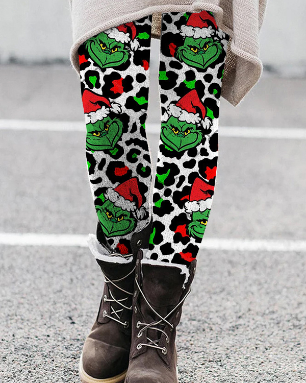 Grinch Printed Leggings