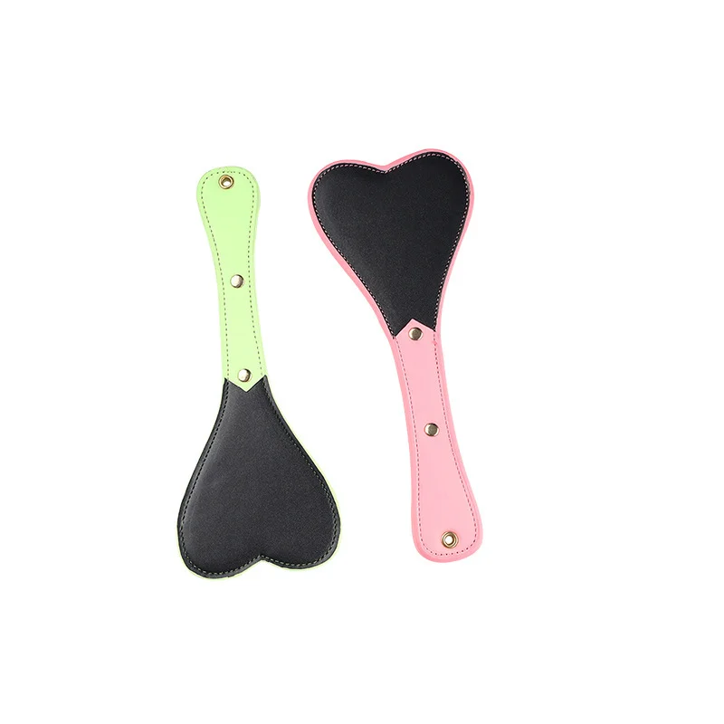 Bdsm Luminous Pu Leather Spanking Paddle Flirting Sex Toy For Couples