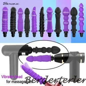 pornhint Pornhint Massage Gun Heads Vibration Dildo Penis Silicone Head for Fascia Gun Percussion