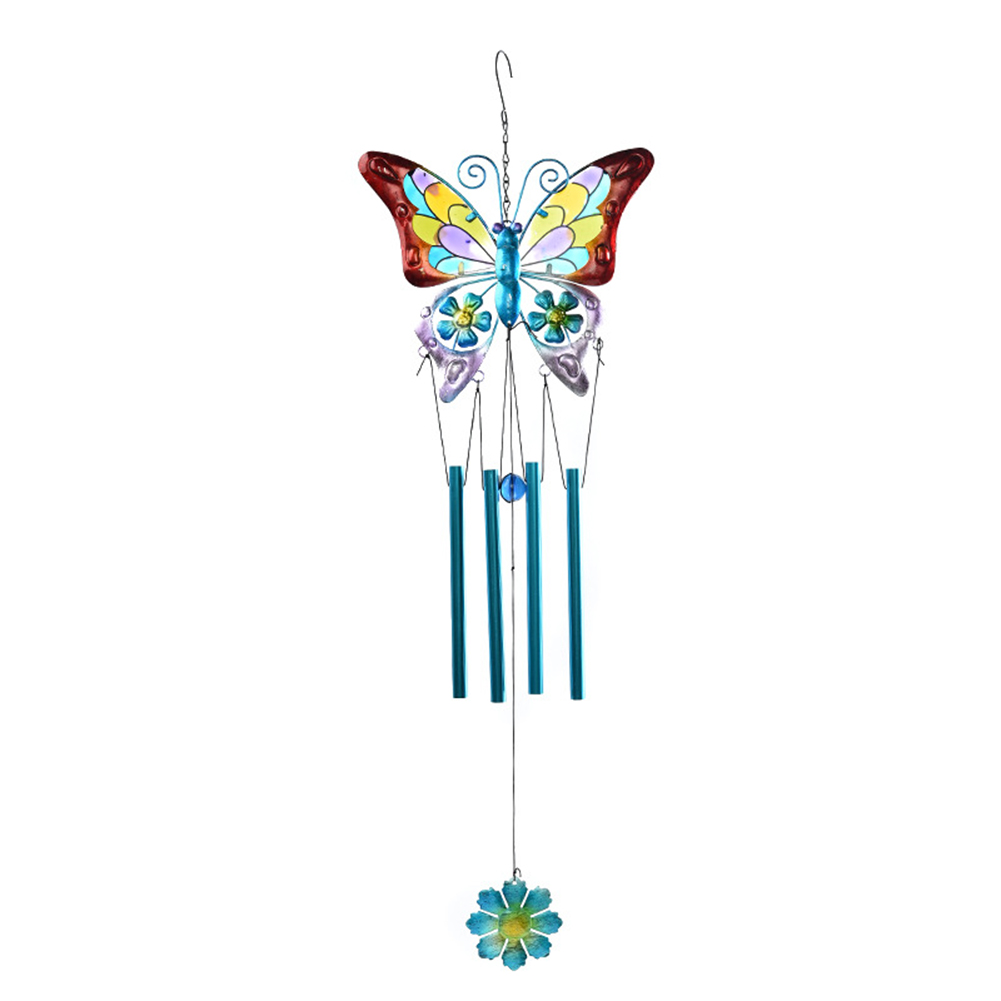 Colorful Butterfly Wind Chimes Hanging Metal Hollow Glass Painted Tube Bell, 501 Original
Colorful Butterfly Wind Chimes Hanging Metal Hollow Glass Painted Tube Bell, 501 Original