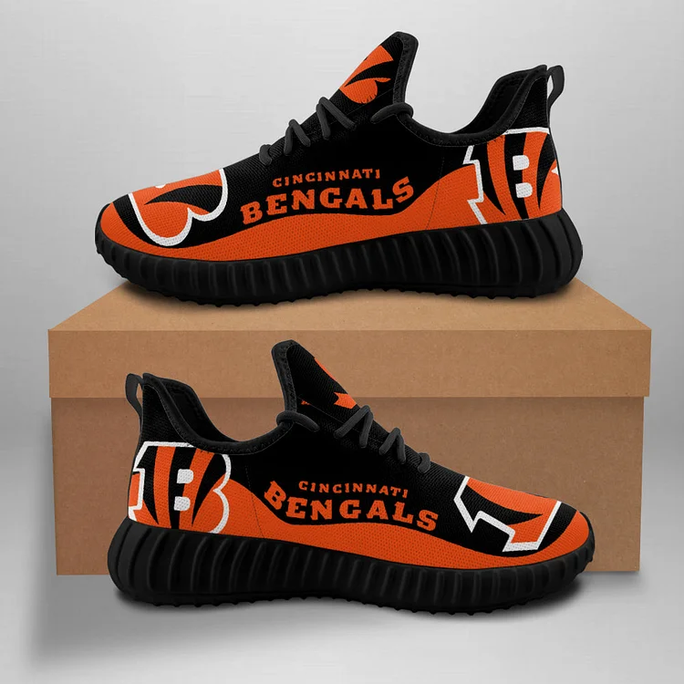 Cincinnati Bengals Unisex Comfortable Breathable Print Running Sneakers