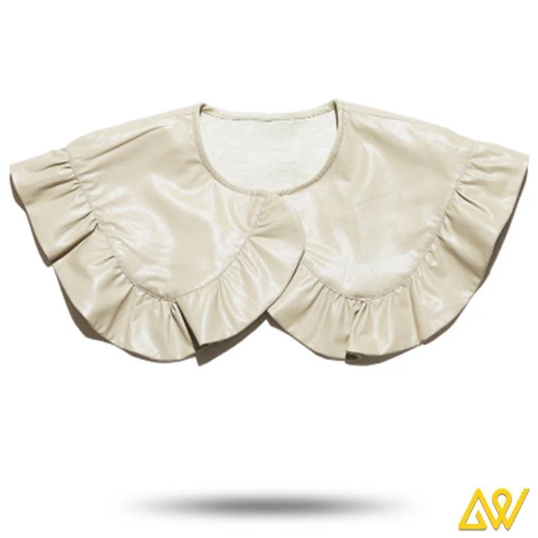 Shi Anewow™ milky leather collar - AW8027