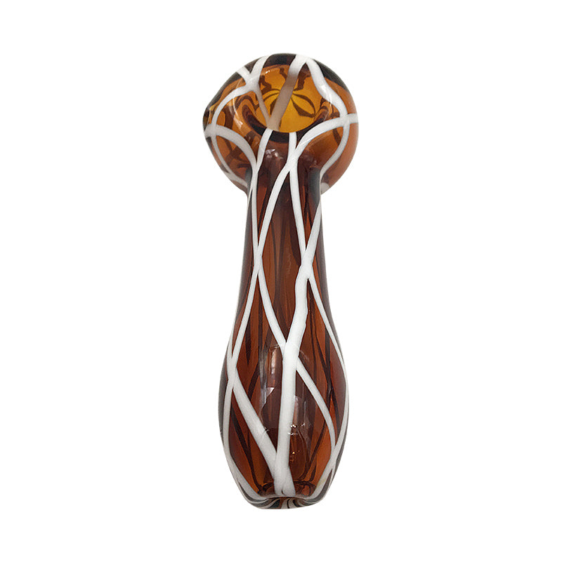 Cheap Price Glass Spoon Pipe Smoking Wid Colorful Thick Glass Spoon