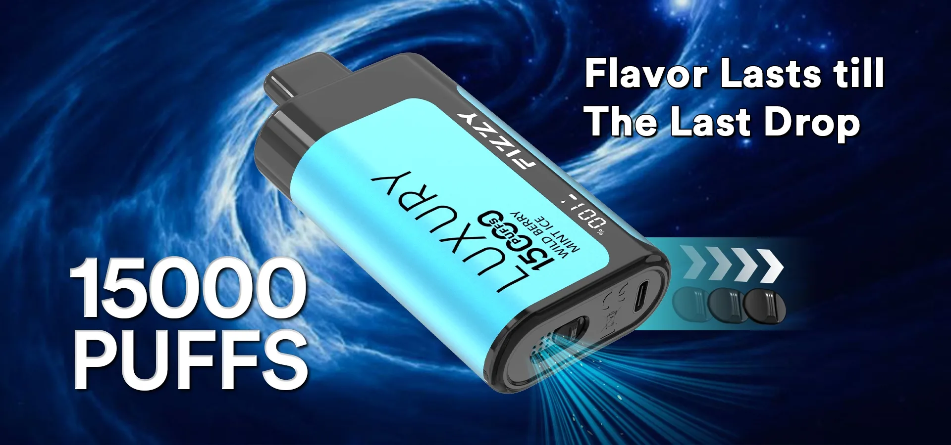 Fizzy Luxury 15000 Vape: Premium-Vaping mit 15.000 Zügen & 15 Aromen fumotvapeshop fumotvapeshop