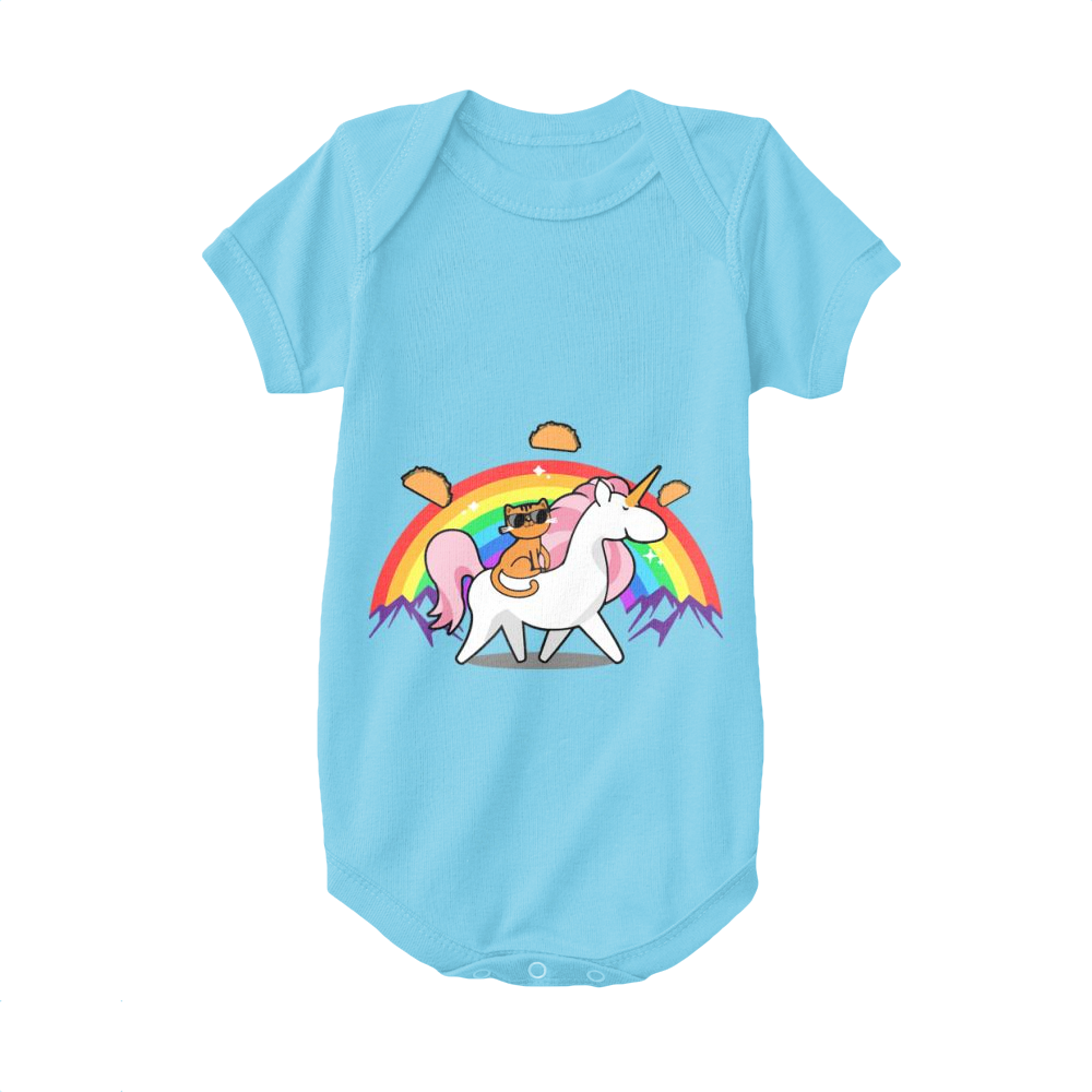 Magical Adventure Unicorn Baby Onesie