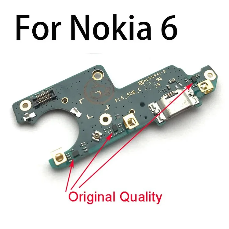 Original USB Charge Charging Port Dock Connector Mic Board Flex Cable For Nokia 6 7 plus 5.1 6.1 7.1 8.1 Plus X5 X6 X7 USB Board