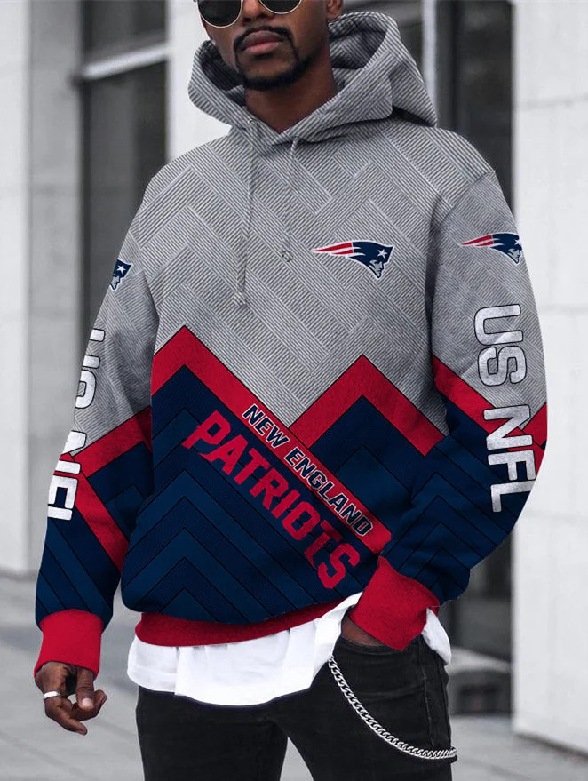 New England Patriots
3D Printed Hooded Pocket Pullover Hoodie