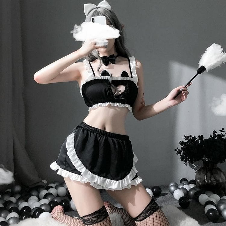 Chest Hollow Out Lingeries Suit SP16941