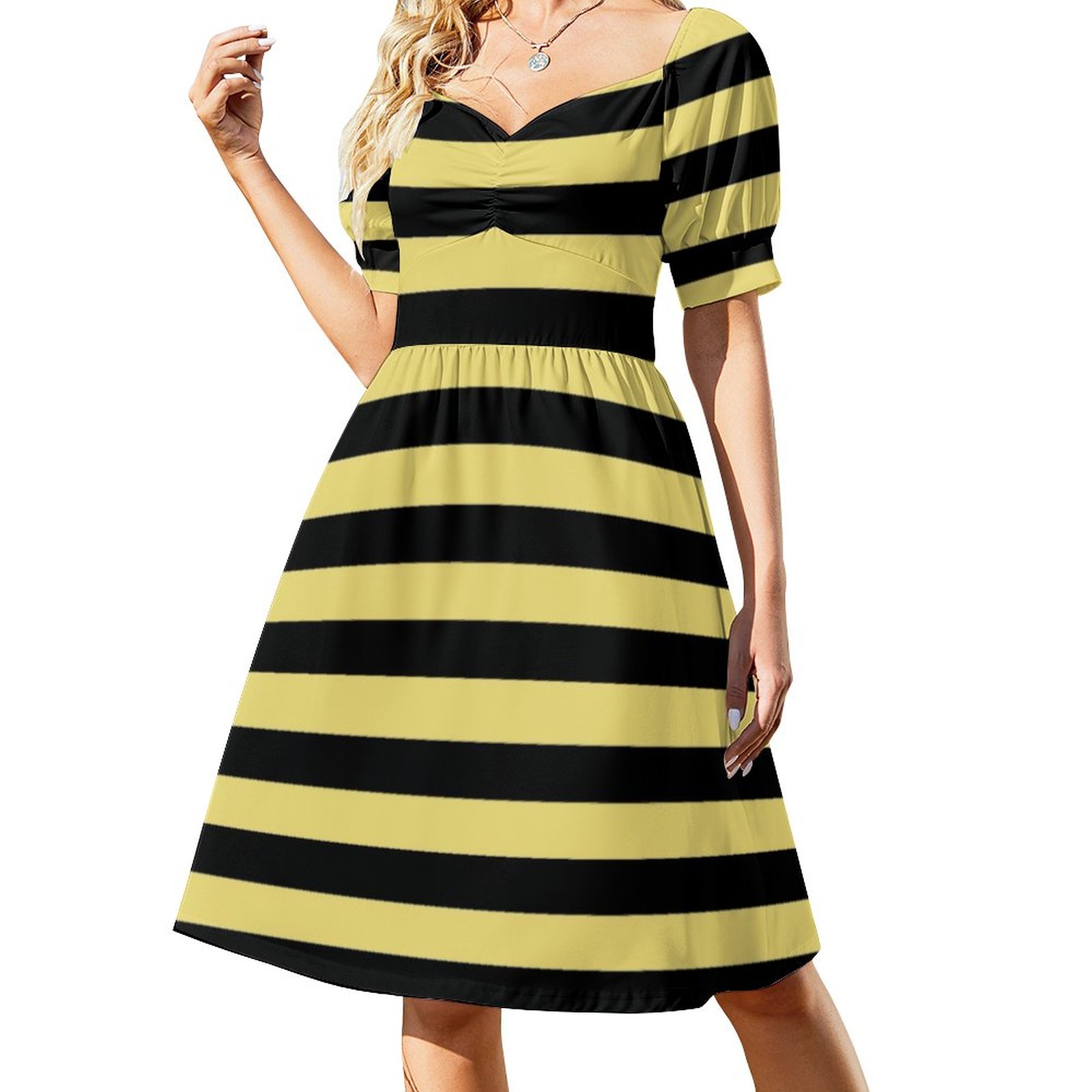 slim fit dress slacks Moya Black & Gold Bodycon Midi Dress With Corsage Detail – Club L London