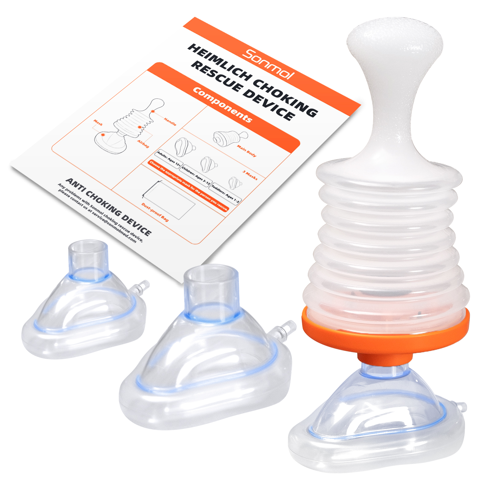 Sonmol Choking Rescue Device with 3 Masks